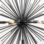 Sputnik Chandelier Ceiling Lighting 7 Lights Pendant Lamp Fixture with Black Metal Finish for Dining Room,Bedroom,Kitchen (Black)