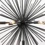 Sputnik Chandelier Ceiling Lighting 7 Lights Pendant Lamp Fixture with Black Metal Finish for Dining Room,Bedroom,Kitchen (Black)