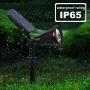 T-SUN Solar Spotlights LED Outdoor Wall Light, IP65 Waterproof, Auto-on at Night/Auto-Off by Day, 180°Angle Adjustable for Tree, Patio, Yard, Garden, Driveway, Stairs, Pool Area (Green-2pack)