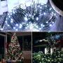 ER CHEN Dimmable LED String Lights Plug in, 33ft 100 LED Waterproof Fairy Lights with Remote, Indoor/Outdoor Copper Wire Christmas Lights for Bedroom, Patio, Garden, Yard (Green Wire, Cool White)