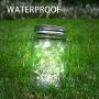 Mason Jar Solar Lights, 6 Pack 30 LEDs Fairy Lights with Jars and Hangers, IPX6 Waterproof Hanging Solar Lights Outdoor, Decorative Solar Lanterns for Garden Fence Patio Wedding