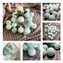 Gladworts Decorative String Lights for Bedroom Decor, Battery Operated Globe Hanging Light Blue Night Lights Indoor Kids, Childrens Canopy Lights, 10ft