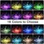 Blingstar Fairy Lights 16 Color Changing Christmas Lights 66Ft 200 LED String Lights Plug in Waterproof Twinkle Lights APP Controlled Clear Wire Lights with Timer for Bedroom Indoor Outdoor Decor