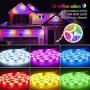 Smart WiFi LED Strip Lights 32.8ft APP Control, 5050 RGB Rope Light Voice Control Gaming Tape Bar Lights Music Sync Light Strip for Bedroom Home Party Halloween Christmas