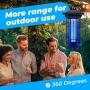 Bug Zapper Outdoor Electric and Indoor Mosquito Zapper for Home, Mosquito Killer Lamp, Mosquito Eradicator Outdoor Gnat Killer for Indoor Fly Zapper Outdoor Electric