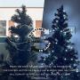 Oopswow 100 LED 39 FT Led String Lights, Plug in Fairy String Lights with Light Sensor and Timer, Extendable for Indoor, Outdoor, Wedding Party, Christmas Tree, New Year, Garden Decor,100L White