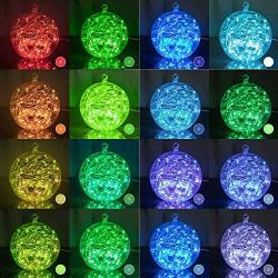 Color Changing Fairy String Lights: 66 Feet 200 Led Waterproof Twinkle Lights with Remote and Plug and 4 Light Modes for Craft Bedroom Ceiling Wedding Christmas 16 Colors