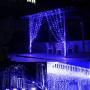 FULLBELL Outdoor String Lights 66 Feet/200 LED Decor, Multiple Flash Modes for Christmas, Party, Wedding, Bedroom, Outdoor Garden and Indoor Decoration, Controllable (Blue)