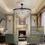 Meelighting 24 Lights Empress Crystal Chandelier Lighting Modern Contemporary Chandeliers Pendant Ceiling Lamp Lights Fixture 7-Tier for Dining Room Living Room Hotel Showroom W39.4'' Meelighting 24 Lights Empress Crystal Chandelier Lighting Modern Contemporary Chandeliers Pendant Ceiling Lamp Lights Fixture 7-Tier for Dining Room Living Room Hotel Showroom W39.4''