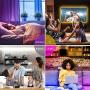 Sumkyle LED Strip Lights, led Lights for Bedroom APP Bluetooth RGB Music Lights with 40 Key Remote Controller, Color Changing Light for Bedroom (2x16.4FT)