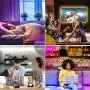 Sumkyle LED Strip Lights, led Lights for Bedroom APP Bluetooth RGB Music Lights with 40 Key Remote Controller, Color Changing Light for Bedroom (2x16.4FT)