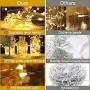 DANGZW LED Curtain Lights, 3m 3m Window String Lights with 8 Modes Remote Control, Waterproof LED Fairy Lights for Christmas Wedding Party Garden Bedroom Decoration (Warm White)