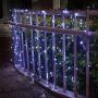 woohaha Solar Fairy String Lights Outdoor Waterproof, 2 Pack 33ft 100LED Solar Powered String Lights for Christmas Patio Home, Wedding, Party (100LED 2pcs, Cool White)