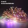 ErChen Dual-Color LED String Lights, 165 FT 500 LEDs Plug in Copper Wire 8 Modes Dimmable Fairy Lights with Remote Timer for Indoor Outdoor Christmas (Multicolor/Warm White)