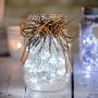 Ehome Fairy String Lights, 12 Pack Fairy Lights Battery Operated, 7.2ft 20LED Christmas Lights Silver Coated Copper Wire Lights Firefly Lights Moon Lights for Party Christmas Decorations White