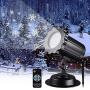 Snowfall LED Light Projector,Syslux Christmas Snow Light,Snowfall Projection Light with Snowstorm Effect for Christmas,Holiday,Halloween,Party,Garden,Wedding,Indoor Outdoor Decorations