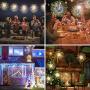 Techip 120LED Fairy Firework String Lights Battery Operated Hanging Copper Starburst Light 8 Modes Dimmable Christmas Decorative Twinkle Fairy Lights for Party Garden Bedroom Pack of 4 Warm White