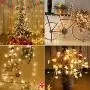 50LED Christmas Star String Lights, Fairy Lights 8 Modes with Remote Control, Waterproof Battery Powered Lights for Christmas Tree, Indoor, Outdoor, Bedroom, Party, Garden, Wedding, New Year Decor 50LED Christmas Star String Lights, Fairy Lights 8 Modes with Remote Control, Waterproof Battery Powered Lights for Christmas Tree, Indoor, Outdoor, Bedroom, Party, Garden, Wedding, New Year Decor