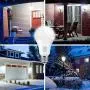 Dusk to Dawn Light Bulb 7W E26 Smart Sensor LED Bulbs Built-in Photosensor Detection with Auto Switch Outdoor Indoor LED Lighting Lamp for Porch Front Door Garage Basement (Cool White, 2 Pack)