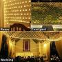 Oopswow Garden Net String Light Mesh Tree Light Outdoor String Light Twinkle Light 9.8ft x 6.6ft 192LED 8Mode for Tree wrap Lawn Backyard Indoor Christmas Decor (Warm White)
