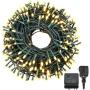 holahome Led Christmas String Lights Outdoor Indoor - 115Ft 300 LED UL Certified 8 Modes End to End Plug - Warm White Fairy Lights for Xmas Tree, Wedding, Patio, Garden, Holiday Decoration