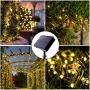 Blingstar Solar Christmas Lights 200 LED 75ft String Lights 8 Modes Waterproof Fairy Lights Remote Control & Timer Warm White Solar Powered Christmas Lights for Indoor Outdoor Home Patio Decoration