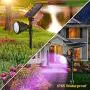 Outdoor Solar Colored Spot Lights,Super Bright 18 LED Security Lamps Waterproof Spotlight for Garden Landscape Path Walkway Deck Garage (7 Colors, 2 Pack)