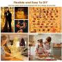 Koopower 2 Pack 36ft 100LEDs Fairy Lights Battery Operated String Lights 8 Mode Copper String Lights for Bedroom, Garden, Easter, Xmax Festival Decoration Warm White (Remote and Timer)