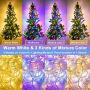 Decute Colors Changing Christmas Lights 4 Colors in 1 String Lights, 11 Modes 108FT 300LED Extendable Waterproof Indoor Outdoor Tree Fairy Lights Warm White & Multicolor with Timer Remote, Clear Wire Decute Colors Changing Christmas Lights 4 Colors in 1 String Lights, 11 Modes 108FT 300LED Extendable Waterproof Indoor Outdoor Tree Fairy Lights Warm White & Multicolor with Timer Remote, Clear Wire