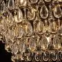 Wellmet Crystal Chandeliers, 6 Lights 5 Tiers Crystal Light, Adjustable Ceiling Light, Modern Chandelier Lighting Fixture for Bedroom, Hallway, Bar, Kitchen, Bathroom, Dining Room, W20-inch
