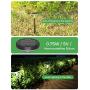 LITOM Solar Pathway Lights Outdoor, 3 Lighting Modes Wireless Solar LED Landscape Lights, IP65 Waterproof Solar Powered Garden Lights for Ground Lawn Patio Yard Driveway Deck Walkway 4 Pack Warm White