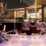 Moon Strike 2-Pack Solar Christmas Lights (Ultra-Bright More Durable), Total 240LED Solar Lights Outdoor String with 8 Modes, Waterproof Copper Wire Fairy Lights for Garden Patio Party(Warm White)