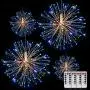 Fairy String Lights Wire Christmas Lights,120 LED DIY 8 Modes Dimmable Lights with Remote Control, Waterproof Decorative Hanging Starburst Lights for Christmas, Home, Patio, Indoor Outdoor Decoration Fairy String Lights Wire Christmas Lights,120 LED DIY 8 Modes Dimmable Lights with Remote Control, Waterproof Decorative Hanging Starburst Lights for Christmas, Home, Patio, Indoor Outdoor Decoration