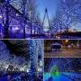String Lights by Oopswow, 100 LED 39 FT 8 Modes Changing Lights Fairy String Light Connectable Christmas Light Plug in with Light Sensor,Remote Control Timer for Bedroom Indoor Party Outdoor,100L Blue String Lights by Oopswow, 100 LED 39 FT 8 Modes Changing Lights Fairy String Light Connectable Christmas Light Plug in with Light Sensor,Remote Control Timer for Bedroom Indoor Party Outdoor,100L Blue