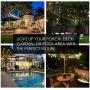 SUNTHIN 48FT Outdoor String Lights with 11W Dimmable Edison Bulbs for Decorative Backyard, Patio, Bistro, Pergola Commercial Hanging Lights String