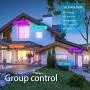 Smart Light Bulb, LangPlus+ LED RGBCW Color Changing, Compatible with Alexa, Google Home (No Hub Required), 2700K-6500K Dimmable A19 E26 Base 7W LED Smart Bulb for Kitchen, Living Room, Bedroom