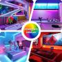 Homeyard Led Strip Lights 32.8FT LED Light for Bedroom WiFi RGB Light Strips Work with Alexa Google Assistant Remote APP Control Music Sync Rope Light Color Changing for Home Kitchen Tv Party DIY