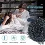 Christmas String Lights Outdoor Indoor Fairy Lights 8 Modes 300 LED 105FT for Christmas Tree Party Decoration （White）