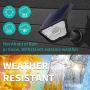 Nekteck 35 LED Solar Landscape Spotlights, IP65 Waterproof Wireless Solar Spot Lights Outdoor, 2-in-1 Solar Powered Wall Lights for Yard Garden Driveway Porch Pool Patio White Adjustable 2 Pack