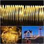 LED Rope Lights 32.8ft 100 LED Strip Lights Cosumina Waterproof Fairy Lights Dimmable LEDs for Garden Camping Party Decor Indoor Outdoor Landscape Lighting Patio Tree Light Rope Warm White