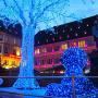 JMEXSUSS 173ft 500 LED Christmas Lights Outdoor Waterproof String Lights Plug in Indoor String Lights for Christmas (Blue)