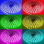 Elfeland LED Strip Lights 39.3FT/12M 5050 RGB Light Strips Color Changing Rope Lights Flexible Tape Light Kit with 44 Keys Remote Controller & 12V 5A Power Supply