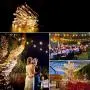 OZS 2-Pack Each 72ft 200LED Solar String Lights Outdoor, Updated More Durable Solar Christmas Lights, Waterproof Copper Wire 8 Modes Fairy Lights for Christmas Wedding Yard Party (Warm White) OZS 2-Pack Each 72ft 200LED Solar String Lights Outdoor, Updated More Durable Solar Christmas Lights, Waterproof Copper Wire 8 Modes Fairy Lights for Christmas Wedding Yard Party (Warm White)