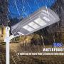 Solar Street Light, Outdoor Dusk to Dawn Pole Light with Remote Control(936W), IP67 Waterproof, Ideal for Parking Lot, Stadium, Yard, Garage and Garden, Cool White