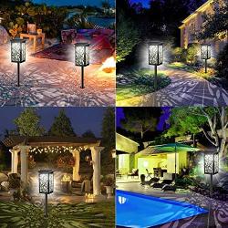 Upgraded Solar Pathway Lights ，Solar Powered LED Garden Outdoor Lawn Lights IP65 Waterproof Solar Garden Lights for Back Yard,Walkway,Driveway,Garden (Cool White 4 Pack)