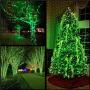 UL Certified Green LED Christmas String Lights, 66 Feet 200 LED Commercial Grade Christmas Light Set, Connectable Home Decor Lights for Patio Garden Wedding Holiday Halloween (Green)