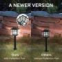 Otdair Solar Path Lights Outdoor - Waterproof LED Solar Pathway Lights Outdoor for Yard, Garden, Path, Landscape, Patio, Walkway, 12 Pack