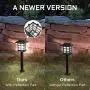 Otdair Solar Path Lights Outdoor - Waterproof LED Solar Pathway Lights Outdoor for Yard, Garden, Path, Landscape, Patio, Walkway, 12 Pack
