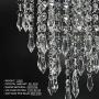 3 Lights Mini Crystal Flushmount Chandelier Fixture, Crystal Ceiling Lamp, H10.4'' X W9.8'', Elegant Modern Flush Mount Ceiling Light for Bedroom, Hallway, Bar, Living Room, Dining Room, Chrome(G9 Base) 3 Lights Mini Crystal Flushmount Chandelier Fixture, Crystal Ceiling Lamp, H10.4'' X W9.8'', Elegant Modern Flush Mount Ceiling Light for Bedroom, Hallway, Bar, Living Room, Dining Room, Chrome(G9 Base)