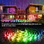 GSBLUNIE Smart WiFi LED Strip Lights,32.8ft RGB Color Changing Light Strips,LED Tape Lights with App Controlled,12V Power Supply,Sync to Music LEDs Lights for Bedroom,TV Backlight, Kitchen,Home